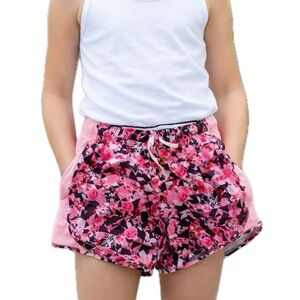 Nike DriFit Running Shorts Youth Sz XL Floral
